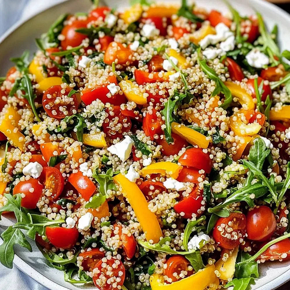 Sommer Salat mit Quinoa und buntem Gemüse – Schritt 1