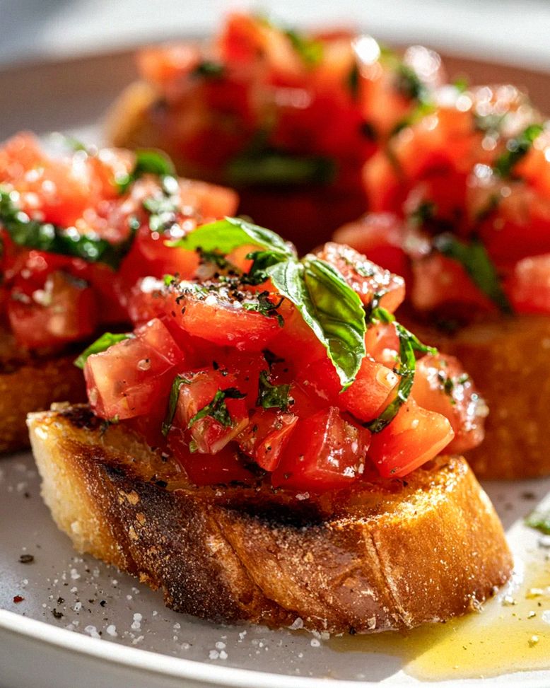 Sonnige Tomaten-Bruschetta