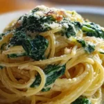 Spaghetti mit Spinat Frischkäse Sauce: Unglaublich lecker!
