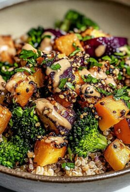 Süßkartoffel Quinoa Salat mit Miso Gesund und Einfach