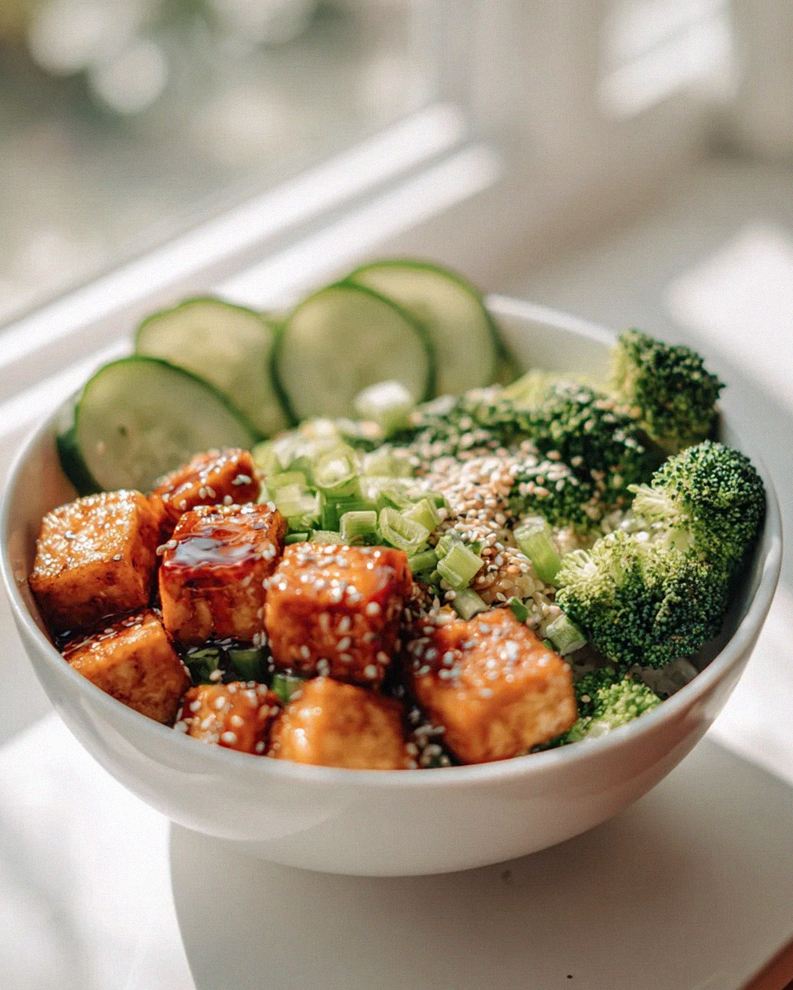 Tofu & Broccoli Bowl: Gesund & lecker mit Sesam-Dressing