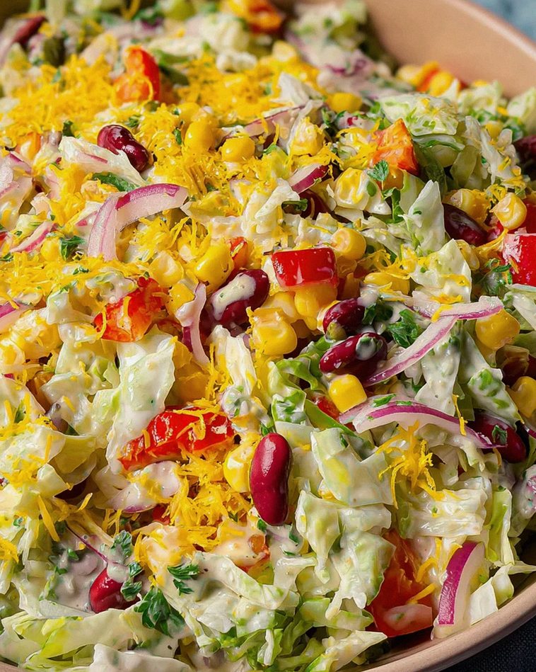 Über-Nacht-Salat Rezept zum Vorbereiten
