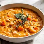 Vegane Kürbisreis Suppe: Cremig, Einfach & Lecker!