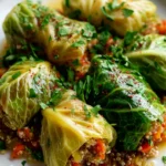 Vegetarische Kohlrouladen: Quinoa-Gemüse-Füllung purer Genuss!