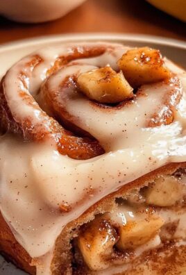 Zimtschnecken mit Banane und braunem Butterfrosting